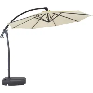 Guarda-sol Ombrelone com Base Dubai 3,00m Bege - Mor - Imagem 1