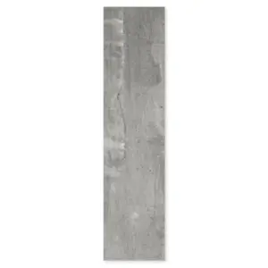 Porcelanato Rústico Esmaltado Acetinado Borda Reta Concreto 20,2x86,5cm