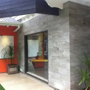 Porcelanato Rústico Esmaltado Acetinado Borda Reta Concreto 20,2x86,5cm - Imagem 4