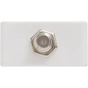 Módulo para Tomada Tv Sat Coaxial Direta Branco - Tramontina - Imagem 1