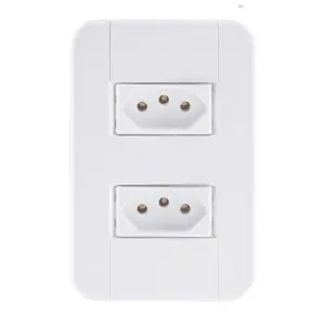 Conjunto 4x2 de 2 Tomadas 2p+t 20a 250v - Tramontina - Imagem 1