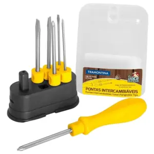 Jogo de Chaves de Fenda com Pontas Intercambiáveis 6 Peças - Tramontina - Imagem 2