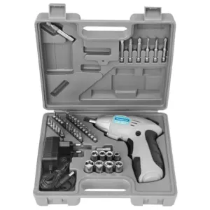 Parafusadeira a Bateria Ni-cd 3,6v 1/4" com Maleta e 46 Peças - Tramontina - Imagem 9