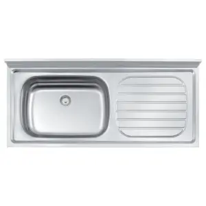 Pia de Apoio Filo 56 Ex em Aço Inox 120 X 55cm