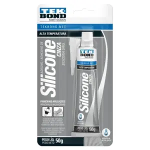 Silicone Adesivo para Uso Geral 50g Cinza