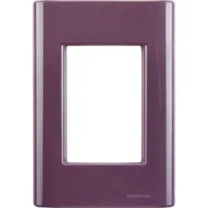 Placa 3 Postos 4x2 Purpura