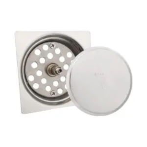 Ralo Click Inox Quadrado Inteligente 10 X 10cm - Flvx - Imagem 3