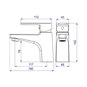 Misturador Monocomando de Mesa Bica Baixa para Lavatório Level, Deca 2875.c26, Cromado - Imagem 4