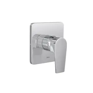 Acabamento Monocomando de Chuveiro para Alta e Baixa Pressão Level Cromado 150 X 130 X 75mm