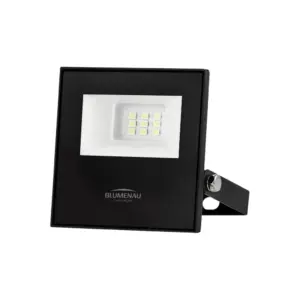 Refletor Led Play 10w Preto Bivolt Ip66 6500k Luz Branca - Blumenau - Imagem 1