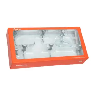Kit Acessórios para Banheiro 5 Peças Clic Meber - Imagem 2