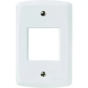 Placa Horizontal Lux² 2 Postos Juntos 4 X 2 Branca - Tramontina