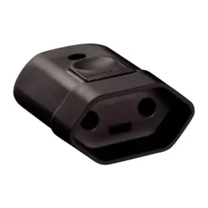 Plugue Fêmea 2p 20 a 250 V Preto - Tramontina - Imagem 1