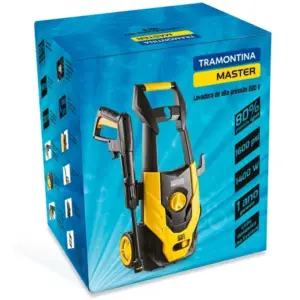 Lavadora de Alta Pressão 1400w 220v Amarela e Preta - Imagem 7