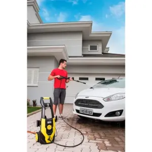 Lavadora de Alta Pressão 1400w 220v Amarela e Preta - Imagem 9