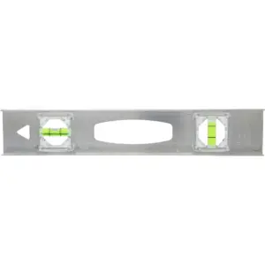 Tramontina 43100012, Nível de Alumínio 300mm Medição 0 e 90 Graus, 2 Bolhas - Imagem 1