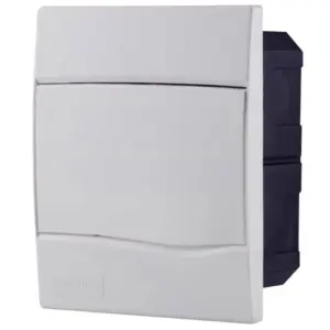 Quadro de Distribuição Embutir com Tampa Branca 5 Din/ 3 Nema - Tramontina