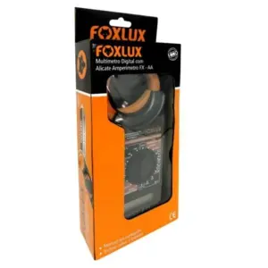 Multímetro Digital com Alicate e Amperímetro Fx Aa - Foxlux - Imagem 2