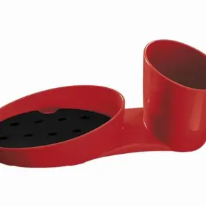 Porta Detergente Bordô e Preto