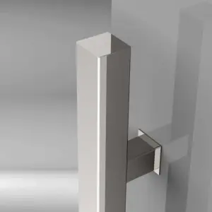 Puxador Madrid Quadrado de Inox 304 Polido 600mm - Stam