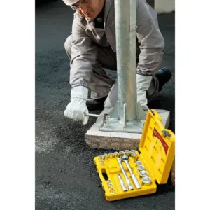 Jogo de Soquetes Sextavados Encaixe 1/2" com 22 Peças - Tramontina - Imagem 4