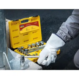 Jogo de Soquetes Sextavados Encaixe 1/2" com 22 Peças - Tramontina - Imagem 5