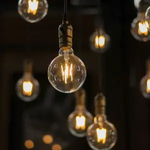 Lamp Filamento de Carbono Taschibra G80 40w 220v - Imagem 2