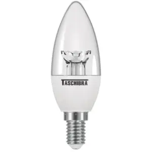 Lâmpada Led Vela Tvl25 Clara E14 3,1w Autovolt 3000k Amarela