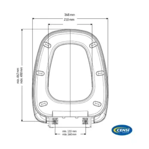 Assento Sanitário Almofadado Eternit Levanzo (branco) - Imagem 5