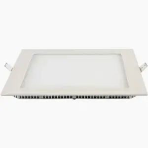 Painel Led Slim Embutir Quadrado 12w 3000k - Imagem 1