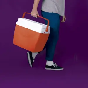 Caixa Térmica Laranja 34 L - Mor