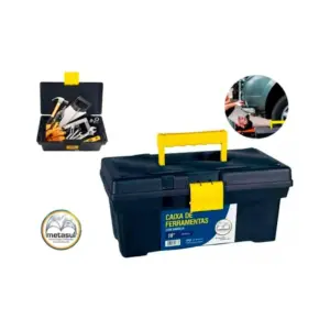 Caixa Ferramentas 20x40cm Preta - 013601008 - Metasul, 75.096-4 - Imagem 3
