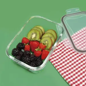 Pote Refratário Retangular com Tampa 1 L Mor Glass - Imagem 7