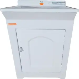 Tanque de Lavanderia 40l Externo com Esfregadeira Lateral Cor:branco - Imagem 6