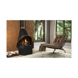 Lareira Metálica 694t Suiça Aço Carbono - Imagem 4