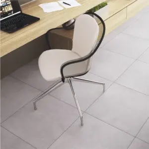 Porcelanato Acetinado Retificado York Sgr Cinza Claro 87,7x87,7cm - Imagem 4