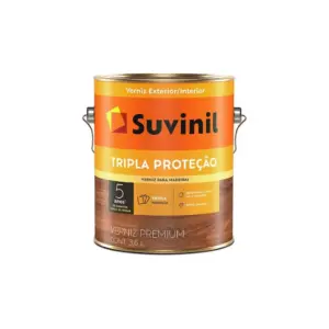 Verniz Madeira Triplo Filtro Solar 3,6 Litros Imbuia Suvinil - Imagem 1