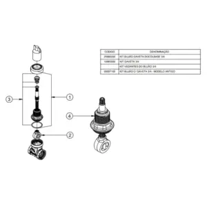 Registro Gaveta Base 1.1/4 Docol - Imagem 3