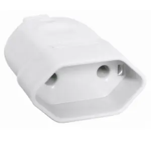 Plug Femea Branco 2p 20a - Tramontina - Imagem 1