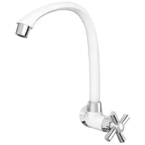 Torneira Tigre Cozinha Parede Alta Cross Br/crom 1/2"-3/4" - Imagem 1