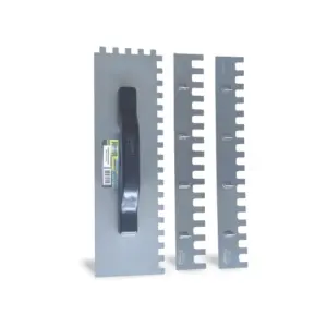 Kit Desempenadeira Dentada de Aço 3 em 1-36 Cm Flextools