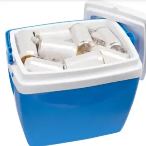 Caixa Térmica com Capacidade de 26 Litros na Cor Azul - Ref. 25108171 - Mor