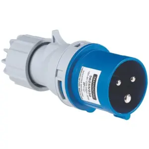 Plugue Móvel Industrial 2p+t 16 a 220-250 Vca 6 H - Tramontina - Imagem 1