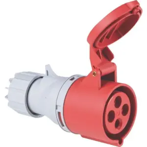 Tomada de Acoplamento Industrial 3p+t 32 a 380-415 Vca 6 H - Tramontina