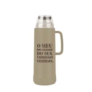 Garrafa Térmica Use Farroupilha Bege 1l - Mor