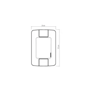 Placa 1 Posto Vertical 4x2 Tramontina Aria Branca - Imagem 2