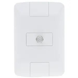 Conjunto 1 Tomada Aria 4 X 2 Tv/sat Coaxial - Tramontina