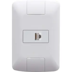 Conjunto Montado Aria 4x2 1 Tomada de Rede/internet Rj45 Tramontina - Imagem 1