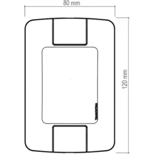 Conjunto Montado Aria 4x2 1 Tomada de Rede/internet Rj45 Tramontina - Imagem 2