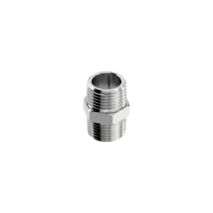 Niple Duplo de Latão Cromado Rosca 1/2 X 1/2 Censi 85001 - Imagem 1